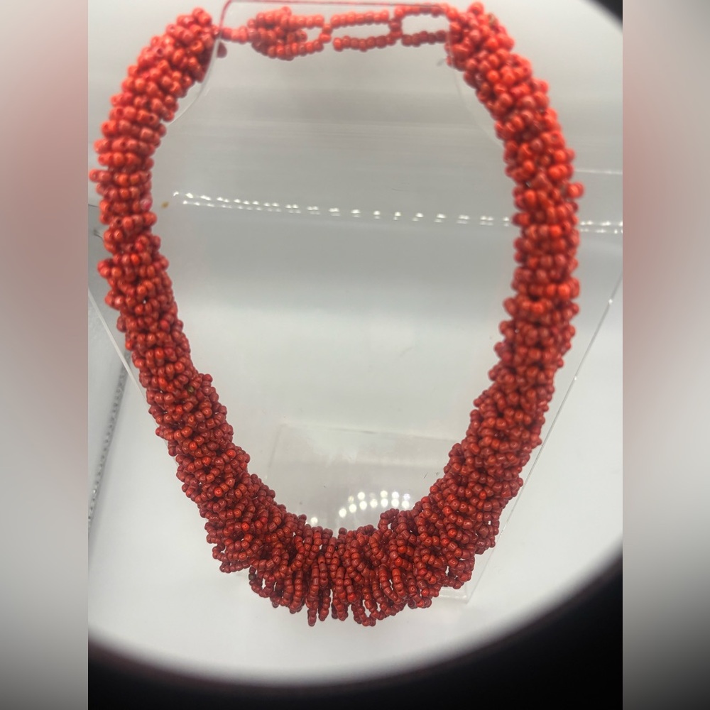 Seed Bead Necklace NWOT - Picture 6 of 10